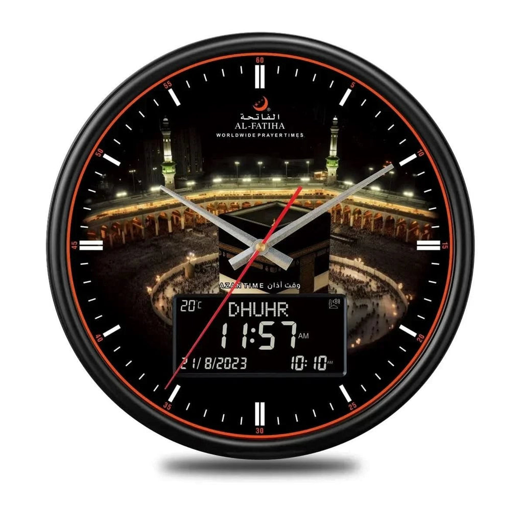 Prayer Time Clock With Analogue Hands And Digital Display - Image 8