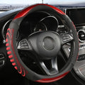 Premium Honeycomb Leather Steering Wheel Cover For Enhanced Grip And Comfort - Image 1