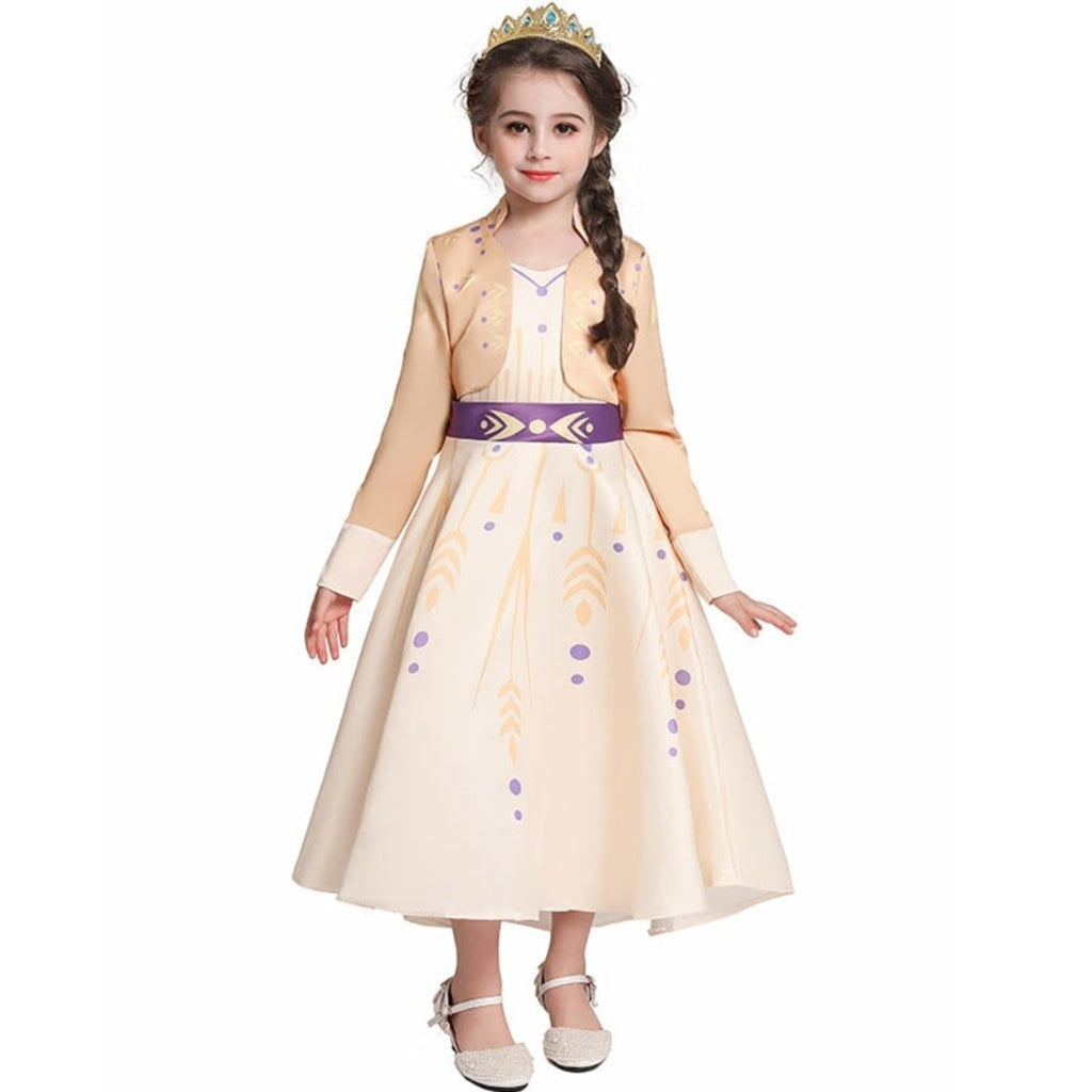 Princess Costume For Halloween Kids Up With Tiara And Scepter Games All Included - Image 5
