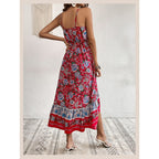 Printed Dress with Flattering Sling Silhouette and Asymmetric Skirt - Image 8