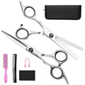 Professional Haircutting Set With Thinning Scissors Combs And Clips - Image 1