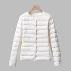 Puffer Jacket with Relaxed Casual Fit and Full-Zip Front - Image 1