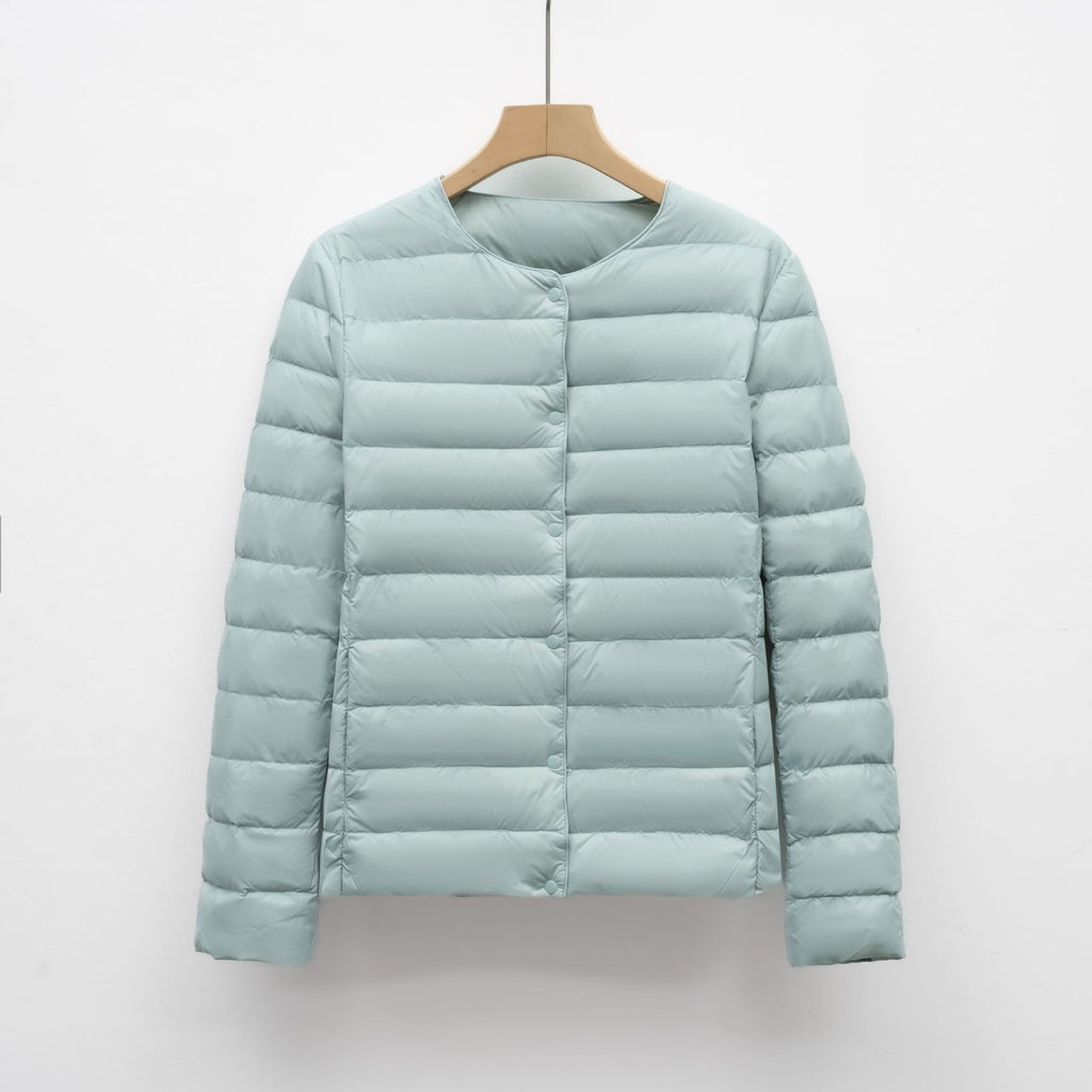 Puffer Jacket with Relaxed Casual Fit and Full-Zip Front - Image 3