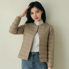 Puffer Jacket with Relaxed Casual Fit and Full-Zip Front - Image 5
