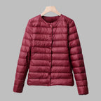 Puffer Jacket with Relaxed Casual Fit and Full-Zip Front - Image 7
