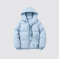 Puffer Jacket with Zip-Front Hooded Fit and Adjustable Hood - Image 2