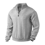 Quarter-Zip Knits with Cable Pullover and Pattern - Image 1