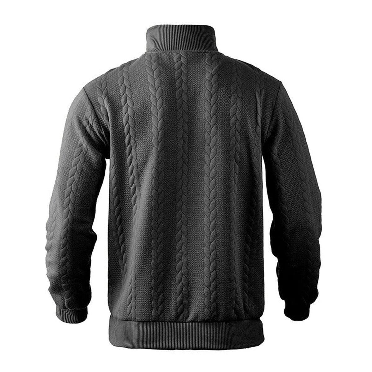 Quarter-Zip Knits with Cable Pullover and Pattern - Image 12
