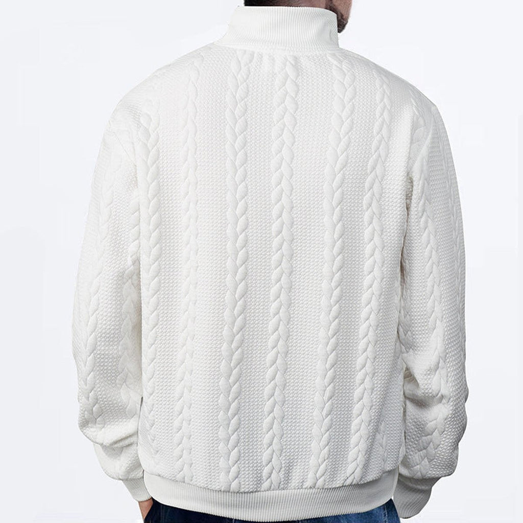 Quarter-Zip Knits with Cable Pullover and Pattern - Image 16