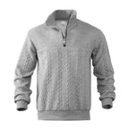Quarter-Zip Knits with Cable Pullover and Pattern - Image 2