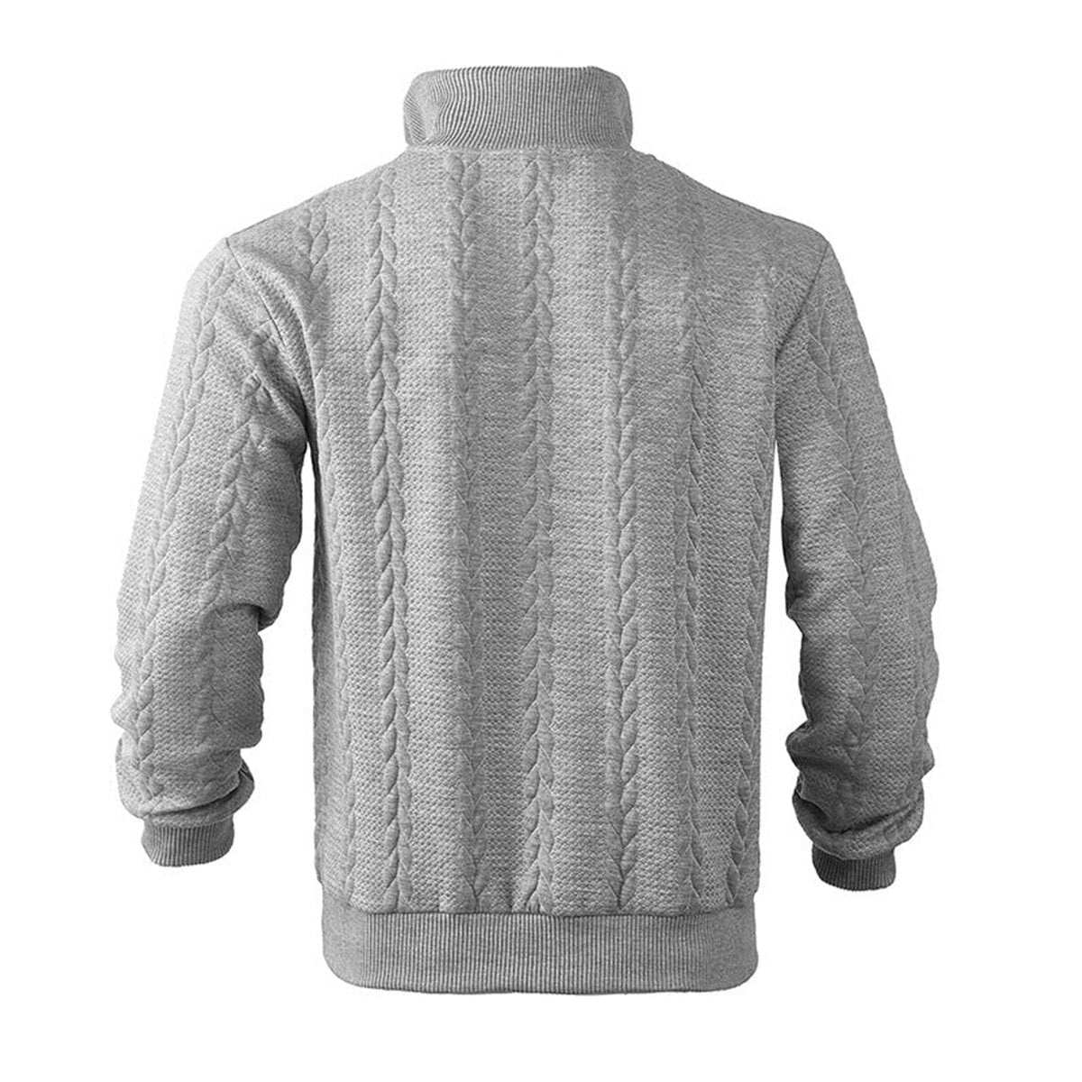 Quarter-Zip Knits with Cable Pullover and Pattern - Image 3