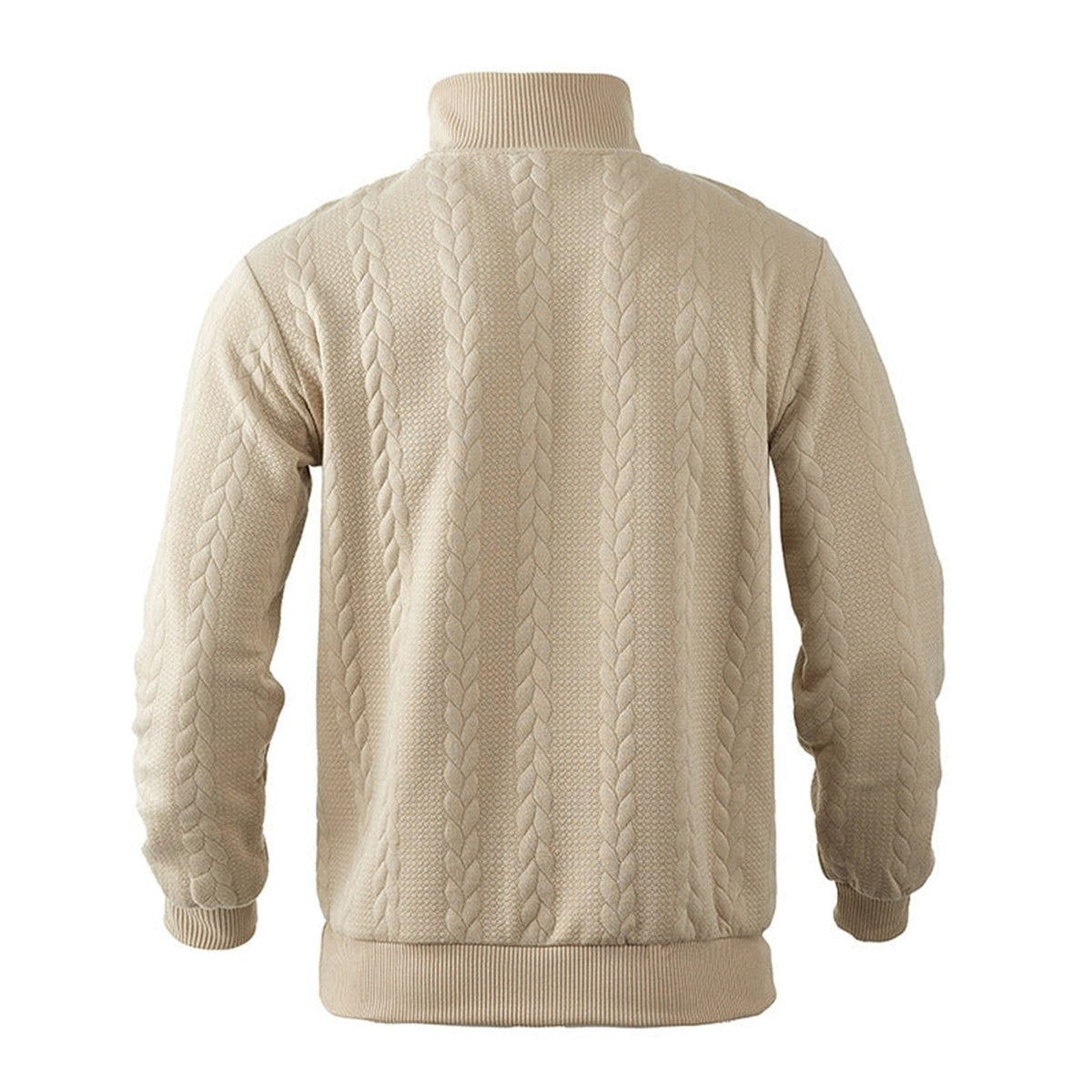 Quarter-Zip Knits with Cable Pullover and Pattern - Image 6