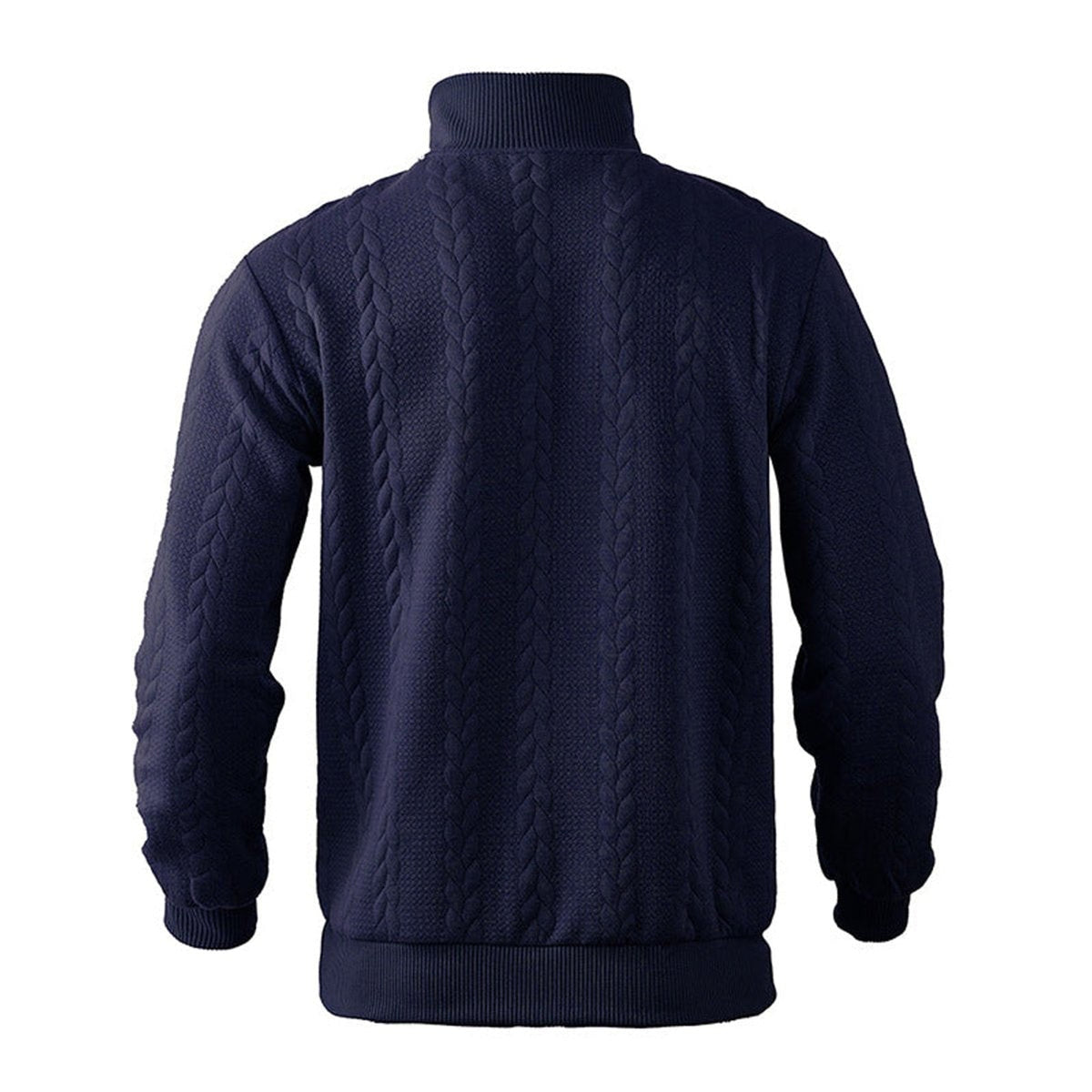 Quarter-Zip Knits with Cable Pullover and Pattern - Image 8