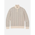 Quarter-Zip Knits with Cable Sweater Design and Mock Neck - Image 1