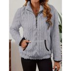 Quarter-Zip Knits with Plush Fleece Pullover and Kangaroo Pocket - Image 11