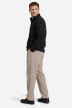 Quarter-Zip Knits with Ribbed Pullover and Vertical Collar - Image 5
