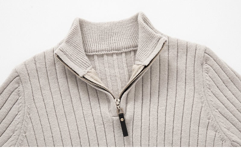 Quarter-Zip Knits with Streamlined Pullover and Turtleneck - Image 4