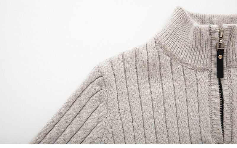 Quarter-Zip Knits with Streamlined Pullover and Turtleneck - Image 6