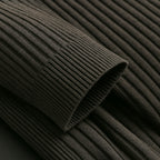 Quarter Zip Sweater with Streamlined Ribbed Knit and Collar - Image 5