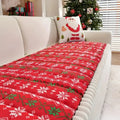 Quilted Christmas Sofa Cushion With Winter Pattern - Image 2