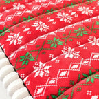 Quilted Christmas Sofa Cushion With Winter Pattern - Image 7
