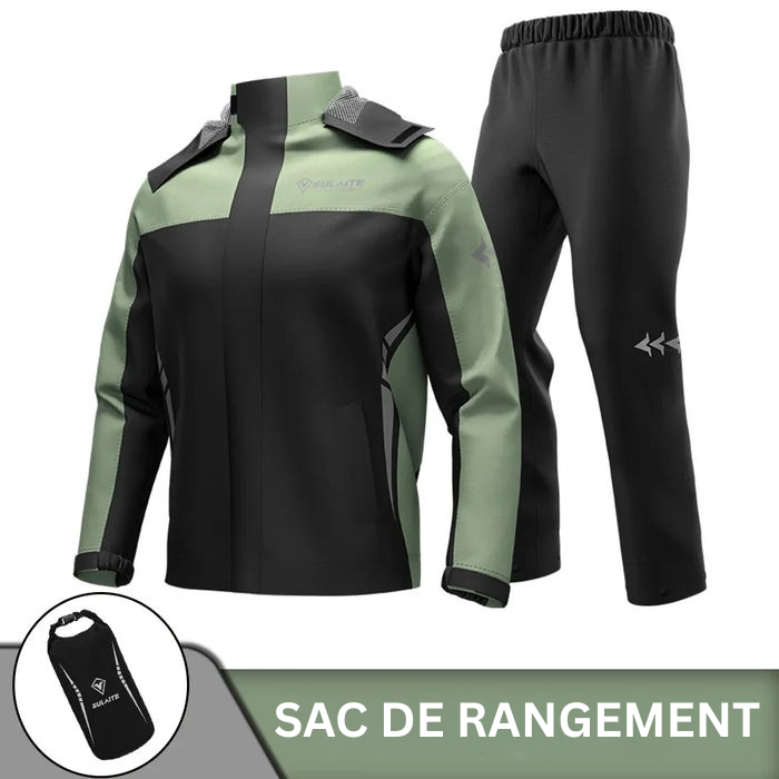 Rain Suit with Streamlined Two Piece and Storage Bag - Image 5