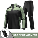 Rain Suit with Streamlined Two Piece and Storage Bag - Image 5