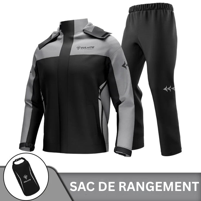Rain Suit with Streamlined Two Piece and Storage Bag - Image 6