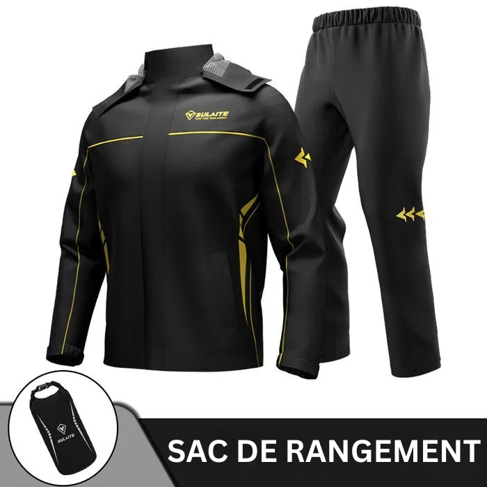 Rain Suit with Streamlined Two Piece and Storage Bag - Image 7