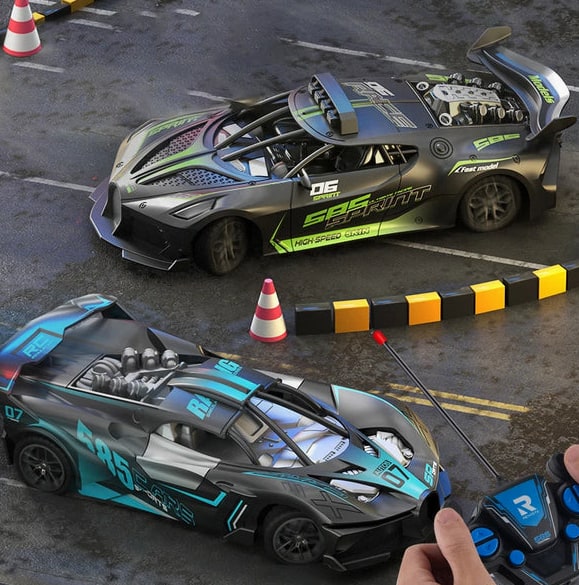 RC Drift Car With Realistic Sports Design 4CH 2.4GHz Remote Control - Image 9