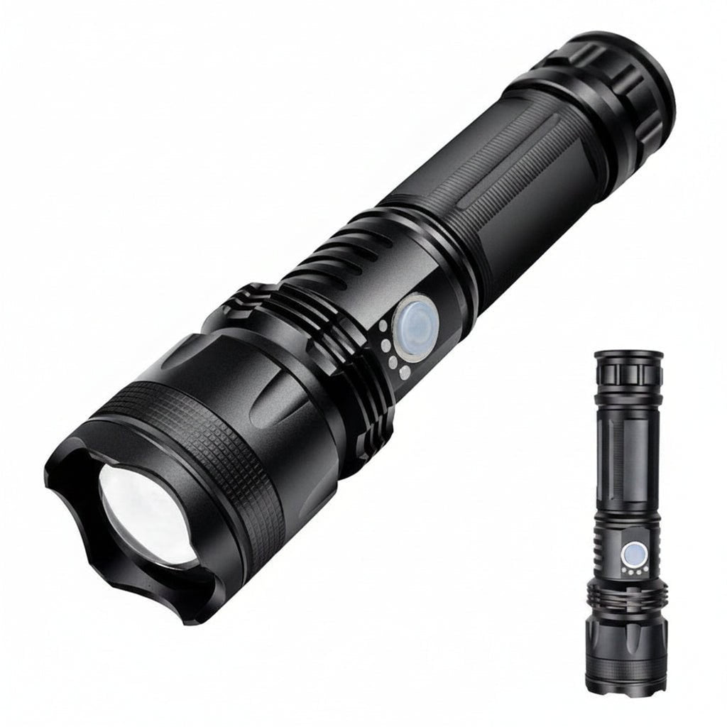 Rechargeable 2000 Lumen LED Flashlight With Waterproof Body - Image 8