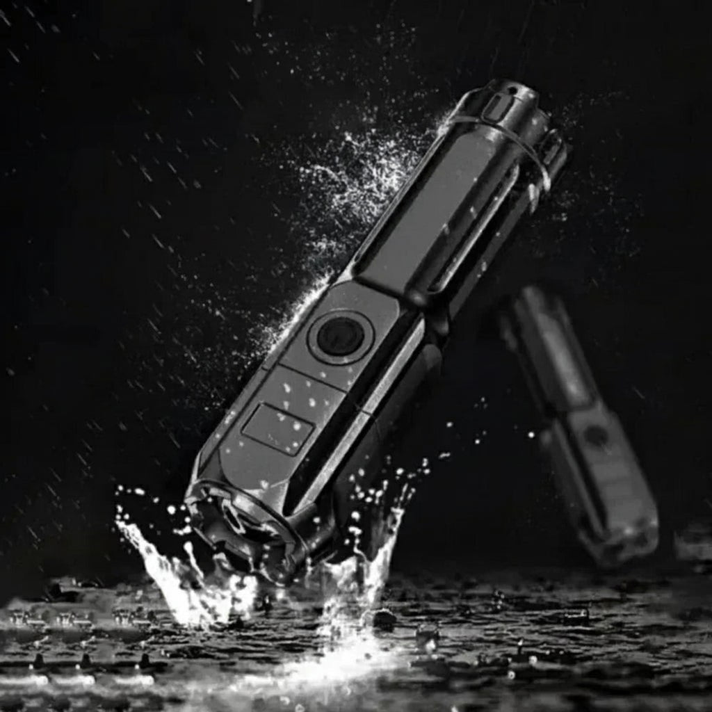 Rechargeable 2000 Lumen LED Flashlight With Waterproof Body - Image 6