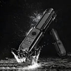 Rechargeable 2000 Lumen LED Flashlight With Waterproof Body - Image 6