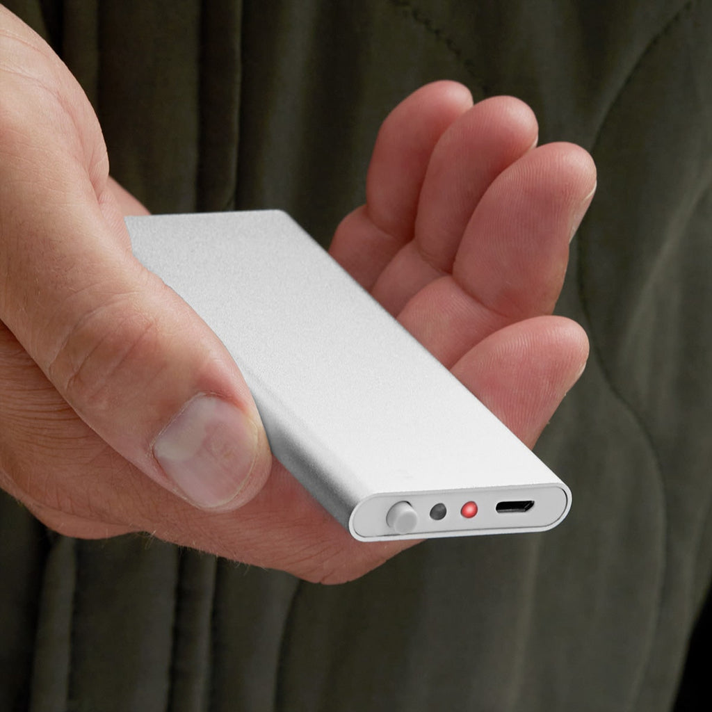 Rechargeable Hand Warmer Pocket-Sized USB Heater With Aluminium Shell And Carry Pouch - Image 1