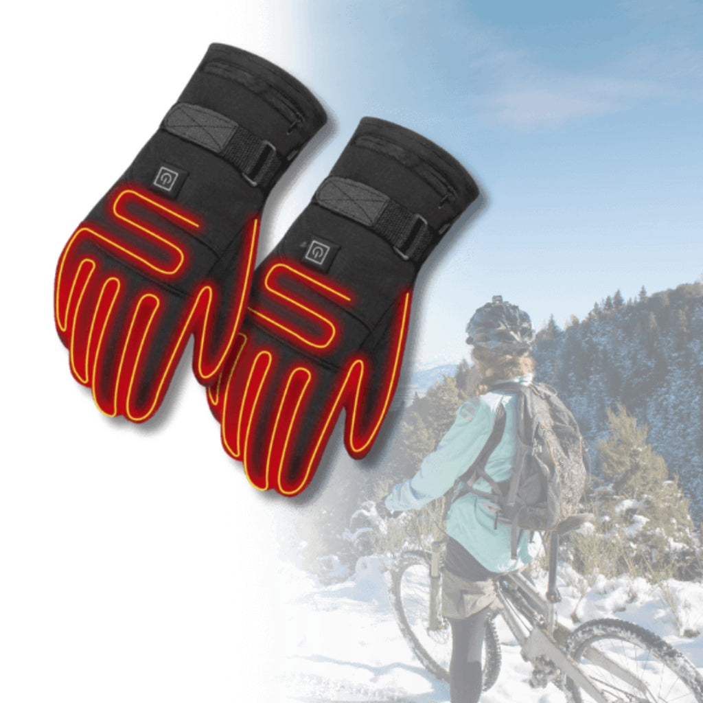 Rechargeable Heated Gloves Supportive Thermal Winter Touchscreen-Compatible - Image 1