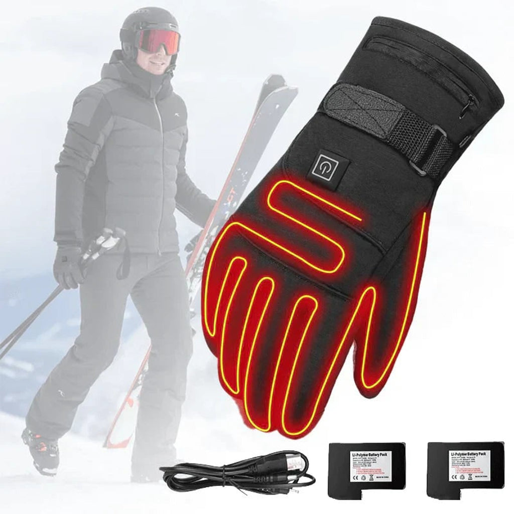 Rechargeable Heated Gloves Supportive Thermal Winter Touchscreen-Compatible - Image 6