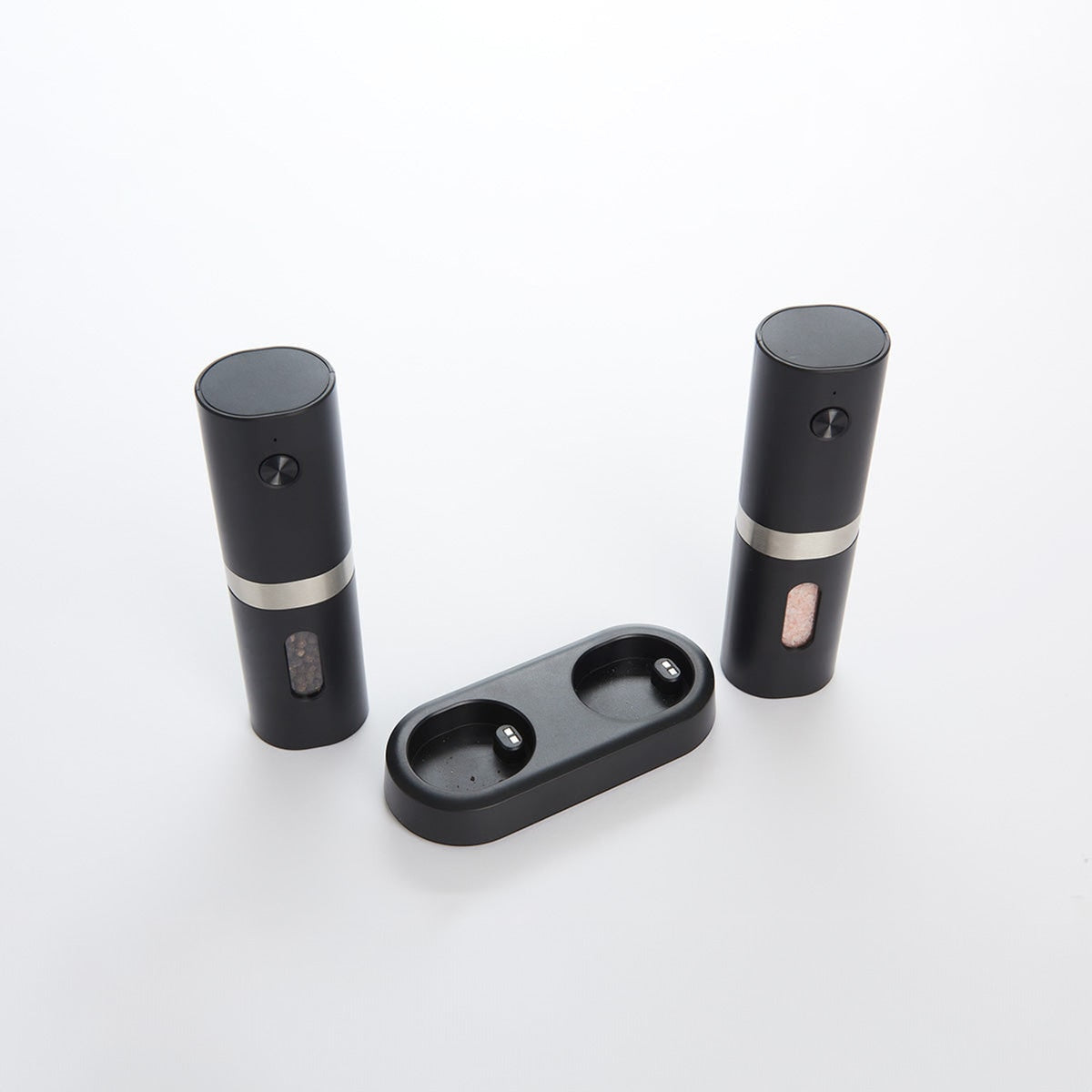 Rechargeable Salt And Pepper Mill Set With LED Light And Type-C Charging Base - Image 4