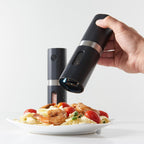 Rechargeable Salt And Pepper Mill Set With LED Light And Type-C Charging Base - Image 3