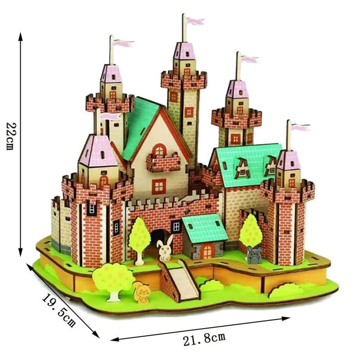 Retro Camper 3D Wooden Puzzle Diy European Style Model Kit For Kids - Image 19