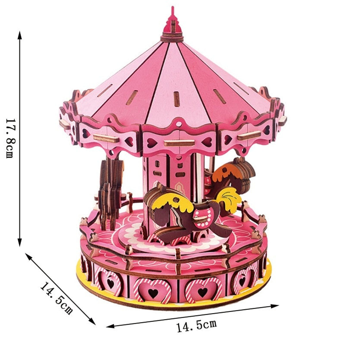 Retro Camper 3D Wooden Puzzle Diy European Style Model Kit For Kids - Image 17