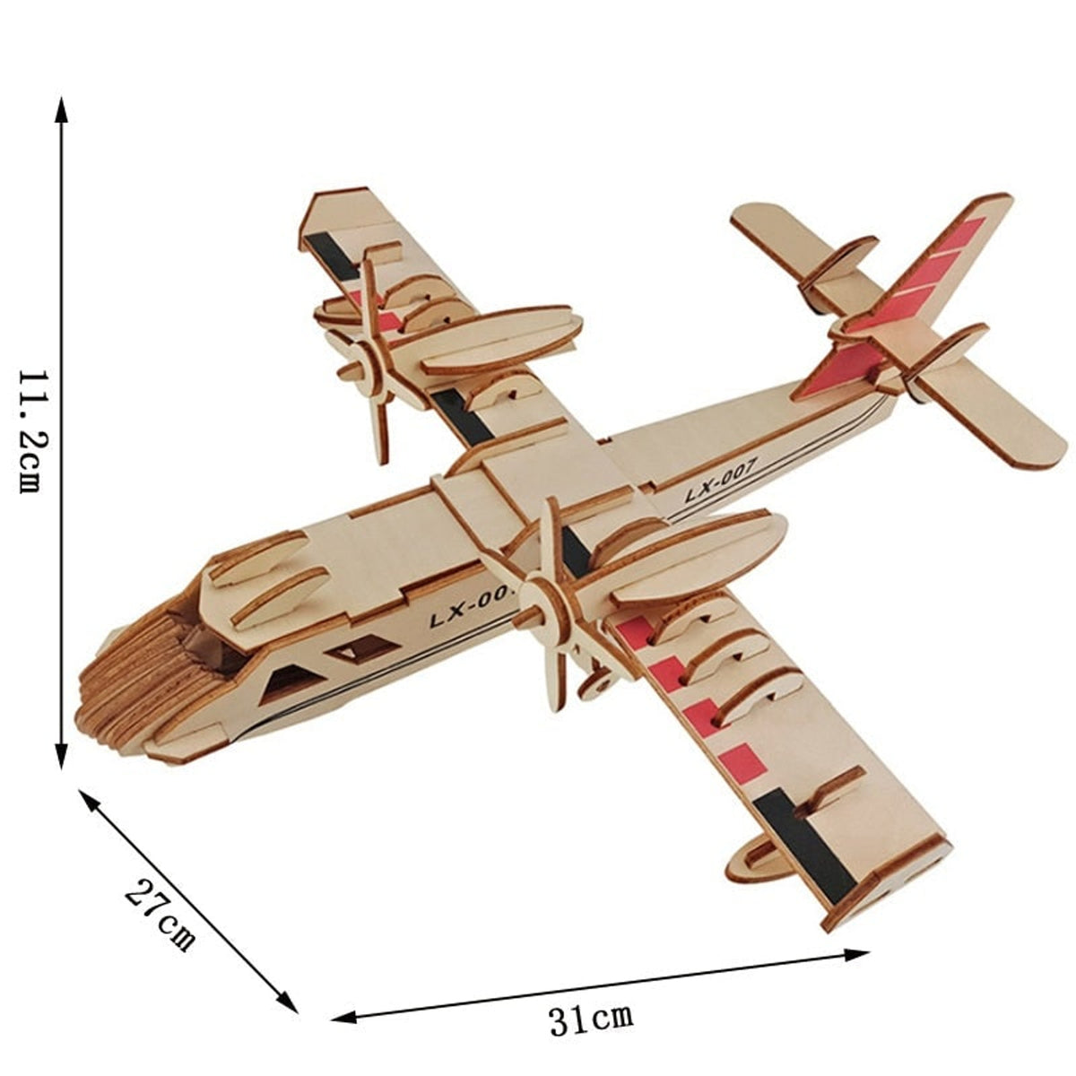 Retro Camper 3D Wooden Puzzle Diy European Style Model Kit For Kids - Image 7