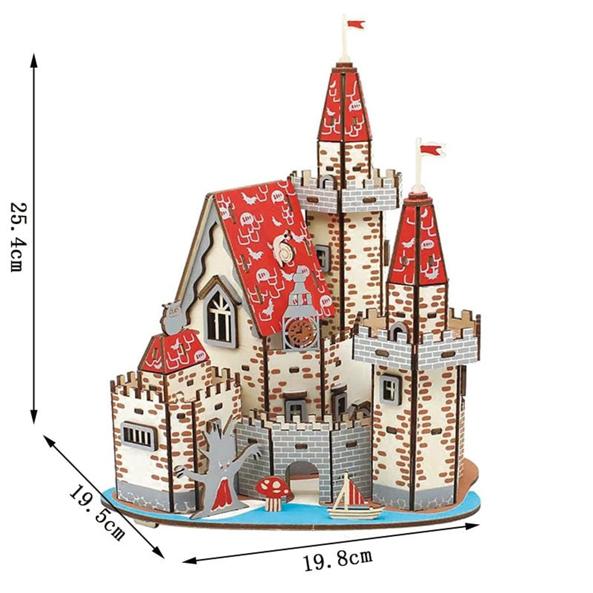 Retro Camper 3D Wooden Puzzle Diy European Style Model Kit For Kids - Image 18