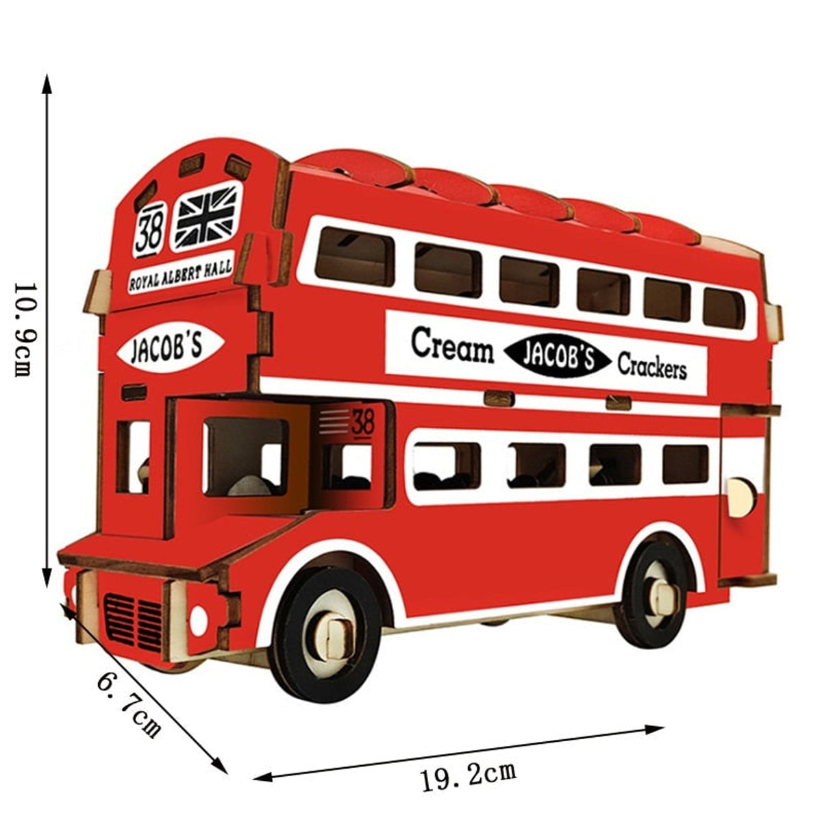 Retro Camper 3D Wooden Puzzle Diy European Style Model Kit For Kids - Image 3
