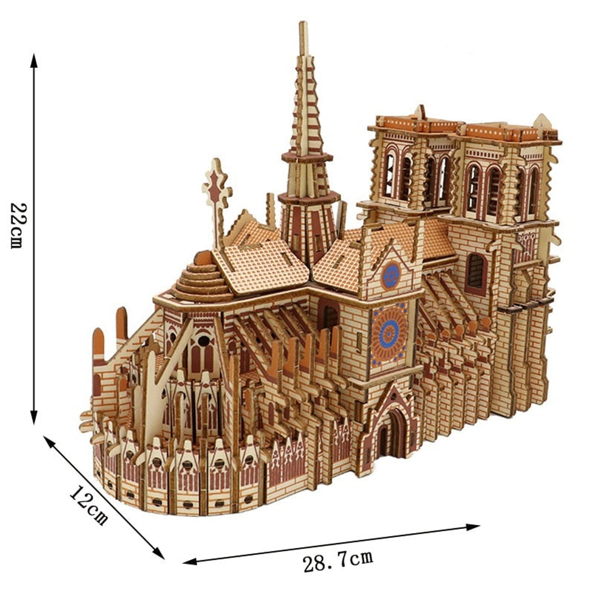 Retro Camper 3D Wooden Puzzle Diy European Style Model Kit For Kids - Image 29