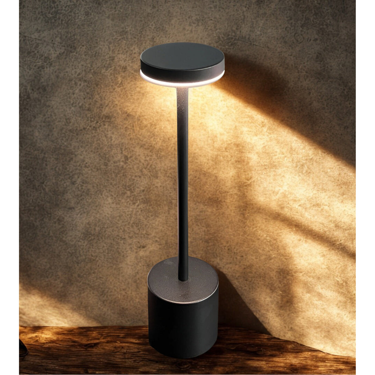 Retro Table Lamp With Touch Dimming And Rechargeable Wireless Design - Image 5