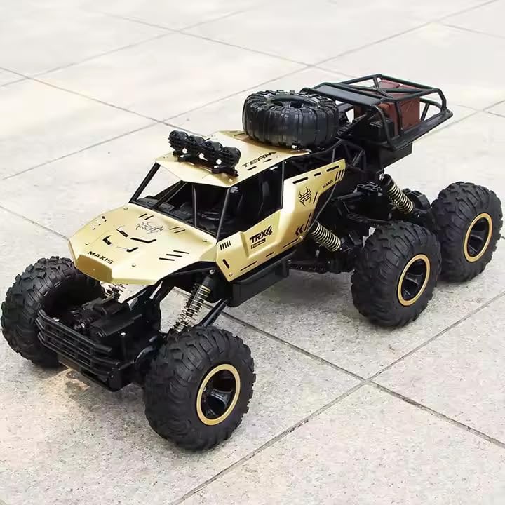 Rockstriker 4WD RC Monster Truck With Shock-Absorbing Suspension For Off-Road Fun - Image 8