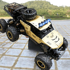 Rockstriker 4WD RC Monster Truck With Shock-Absorbing Suspension For Off-Road Fun - Image 4