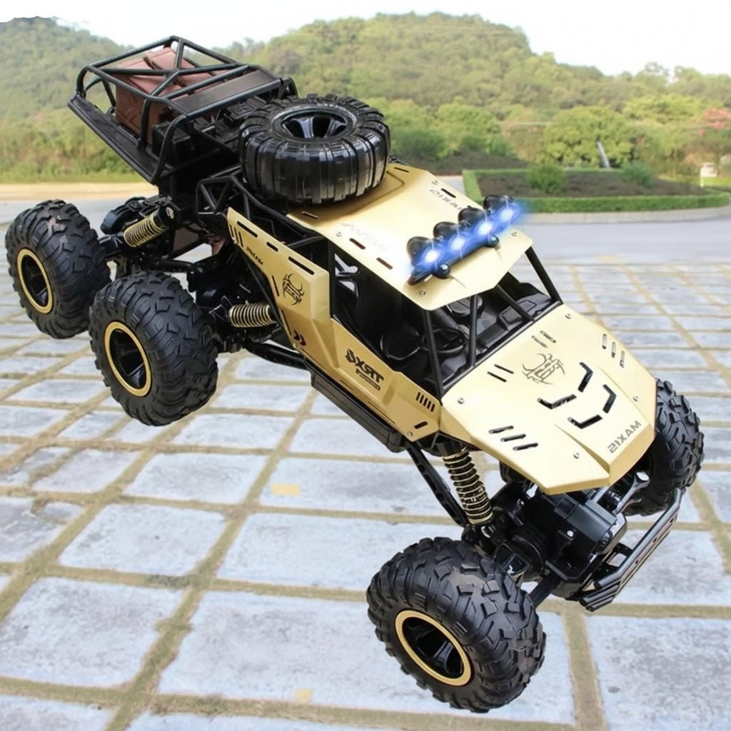 Rockstriker 4WD RC Monster Truck With Shock-Absorbing Suspension For Off-Road Fun - Image 6