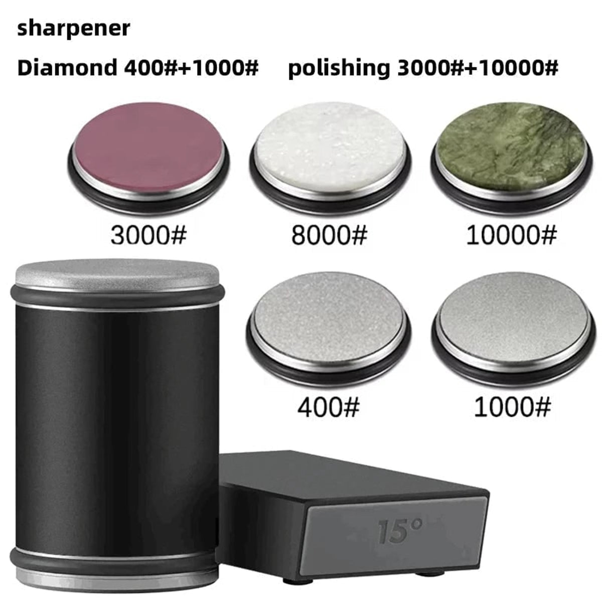 Rolling Knife Sharpener With Dual-Angle Options And Magnetic Storage Bar - Image 13