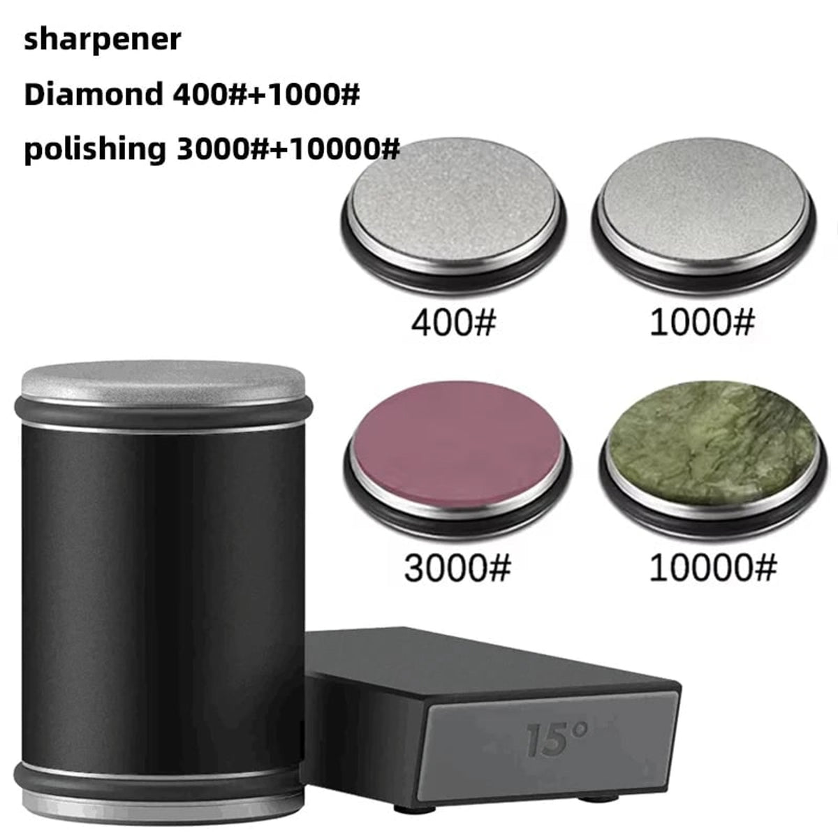 Rolling Knife Sharpener With Dual-Angle Options And Magnetic Storage Bar - Image 11